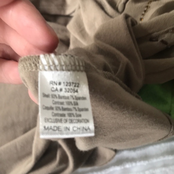 Anthropologie One September Beige Beaded Blouse - Picture 9 of 9